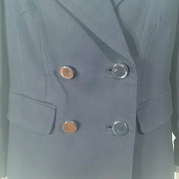 Banana Republic navy blue double breasted jacket - Picture 4 of 8